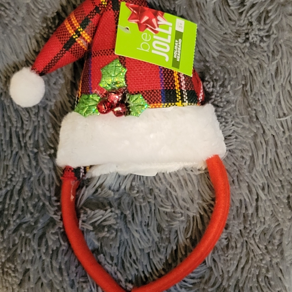 Be Jolly Christmas Headband "hat"